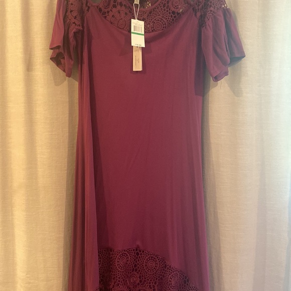 NWT Cupio Cold Shoulder Midi Dress size L - Picture 5 of 5